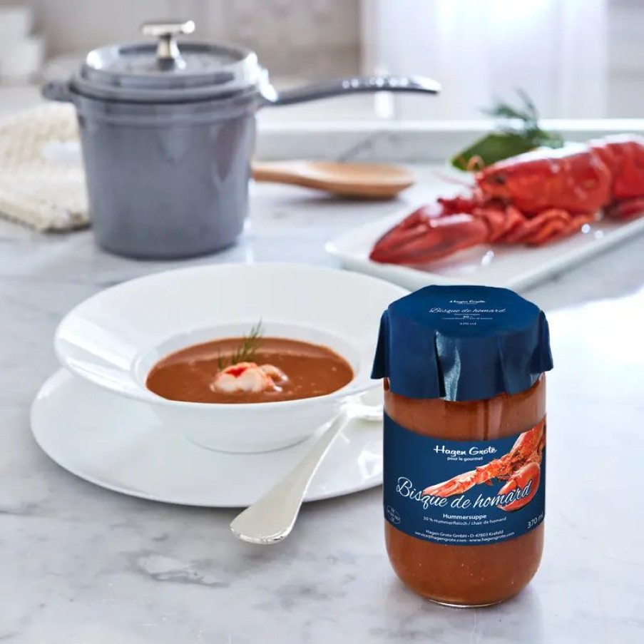 Essen & Trinken Hagen Grote | Bisque de Homard: Feinste Hummersuppe mit 30 % püriertem Hummerfleisch