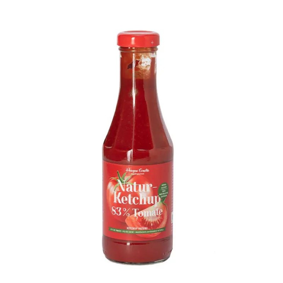 Essen & Trinken Hagen Grote | Köstlicher Naturketchup: 83 % Tomate, wenig Zucker, mit Gewürzmischungen individuell aromatisieren