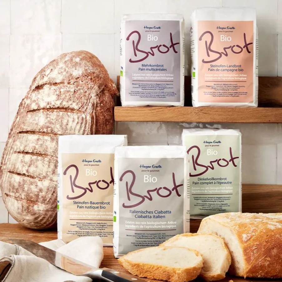 Backen Hagen Grote | Drei Sorten Bio-Brotbackmischung von Hagen Grote