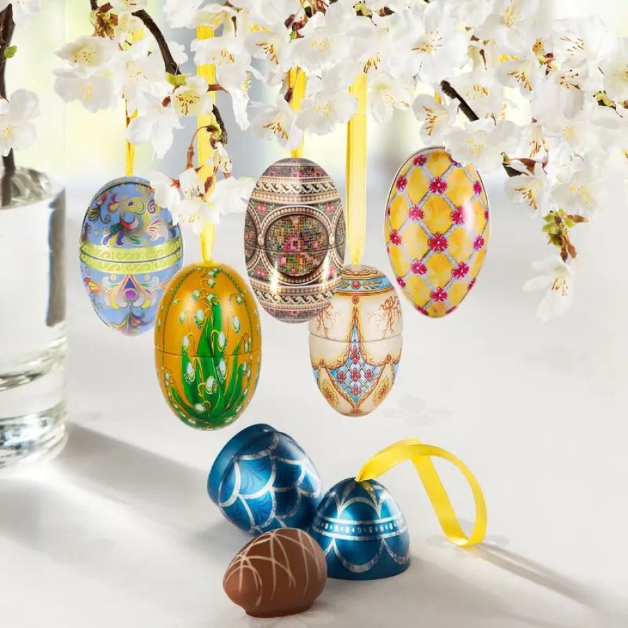 Ostern Hagen Grote | Fabergé Schmuck-Ostereier mit delikater Nougat-Trüffel-Füllung