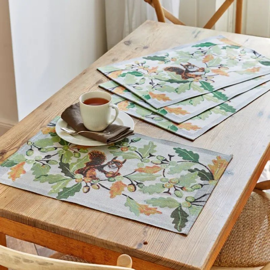 Tisch & Deko Hagen Grote | Schwedische Designer-Tischsets mit naturalistischen Herbstmotiven