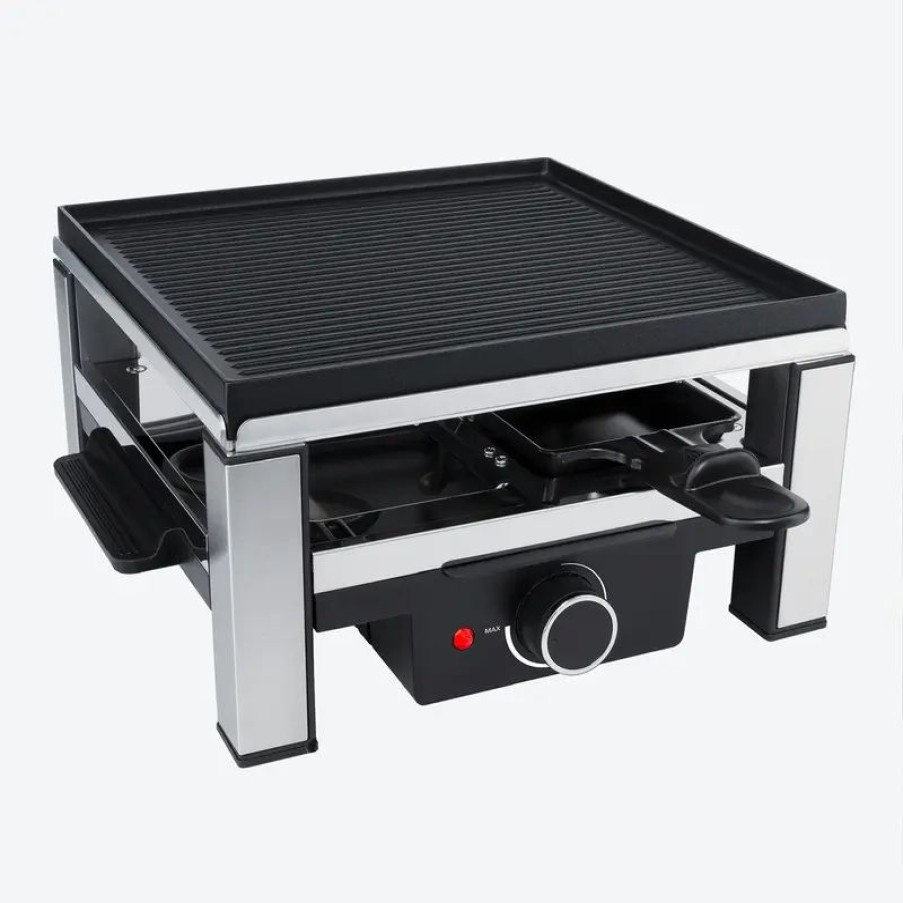 K Chenger Te Hagen Grote | 4-Personen-Raclette mit Gussgrill