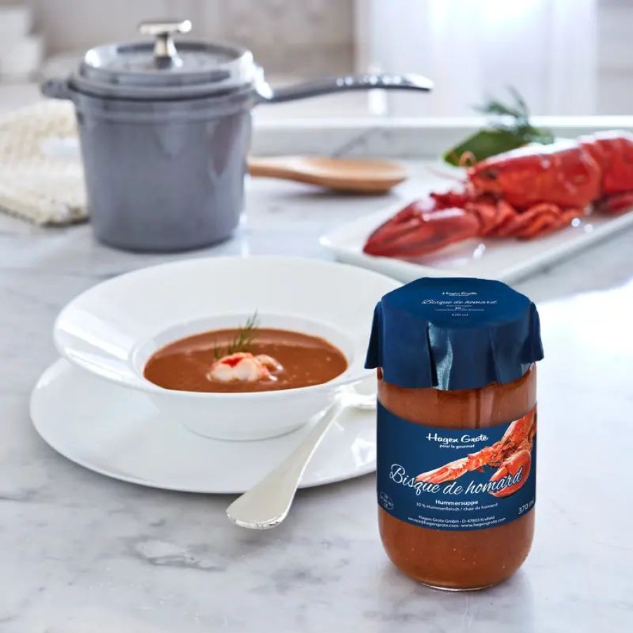 Essen & Trinken Hagen Grote | Bisque de Homard: Feinste Hummersuppe mit 30 % püriertem Hummerfleisch