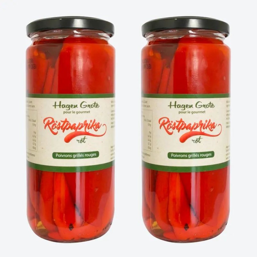 Essen & Trinken Hagen Grote | Röstpaprika rot: Gegrillte Paprika-Delikatesse mit zarten Röstaromen