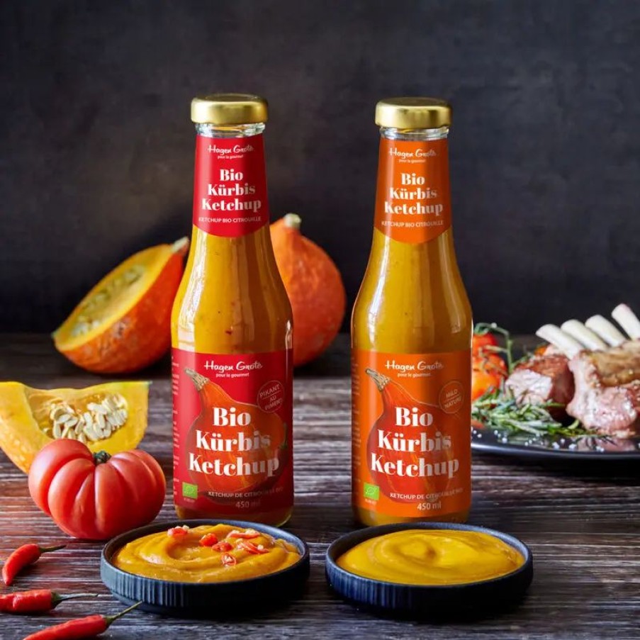 Essen & Trinken Hagen Grote | Bio Kürbis-Ketchup - hocharomatisch, pikant, nur 10 % Zucker