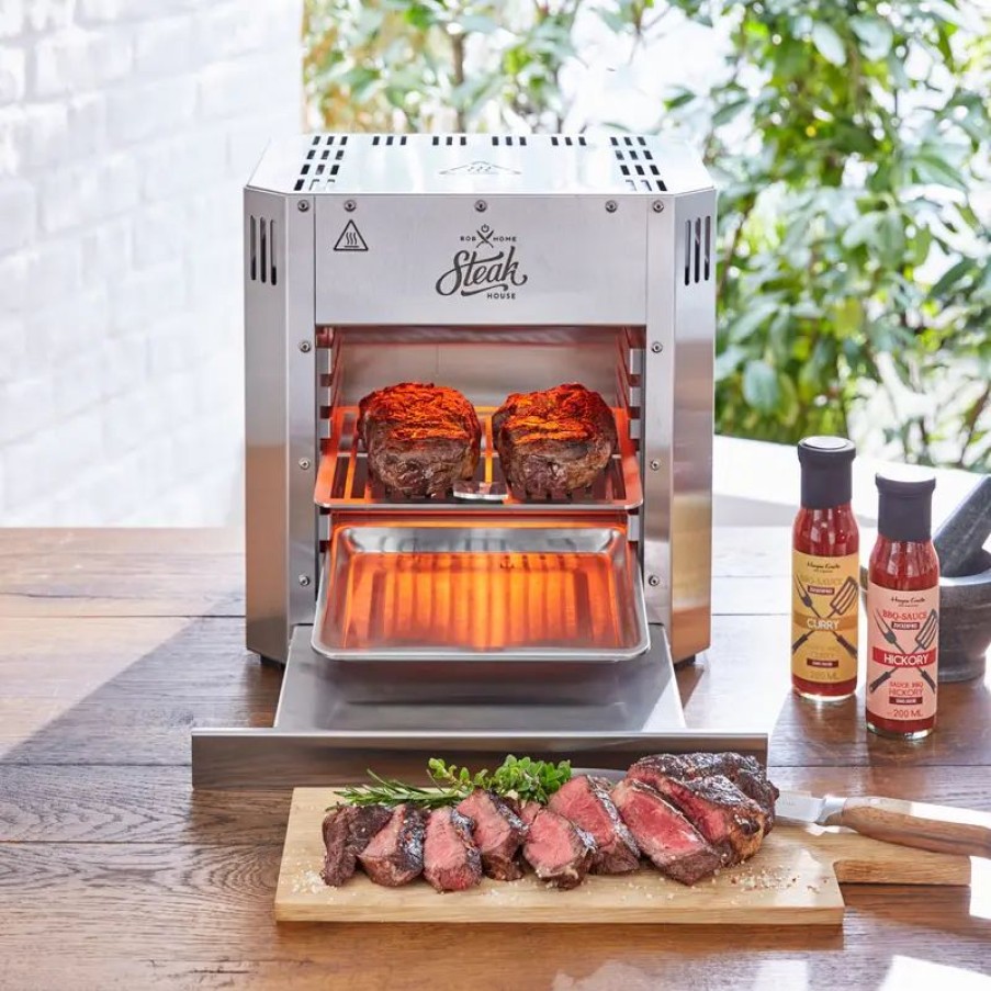 K Chenger Te Hagen Grote | Elektro-Beefsteak-Grill : Die besten Steaks gelingen bei 800°C