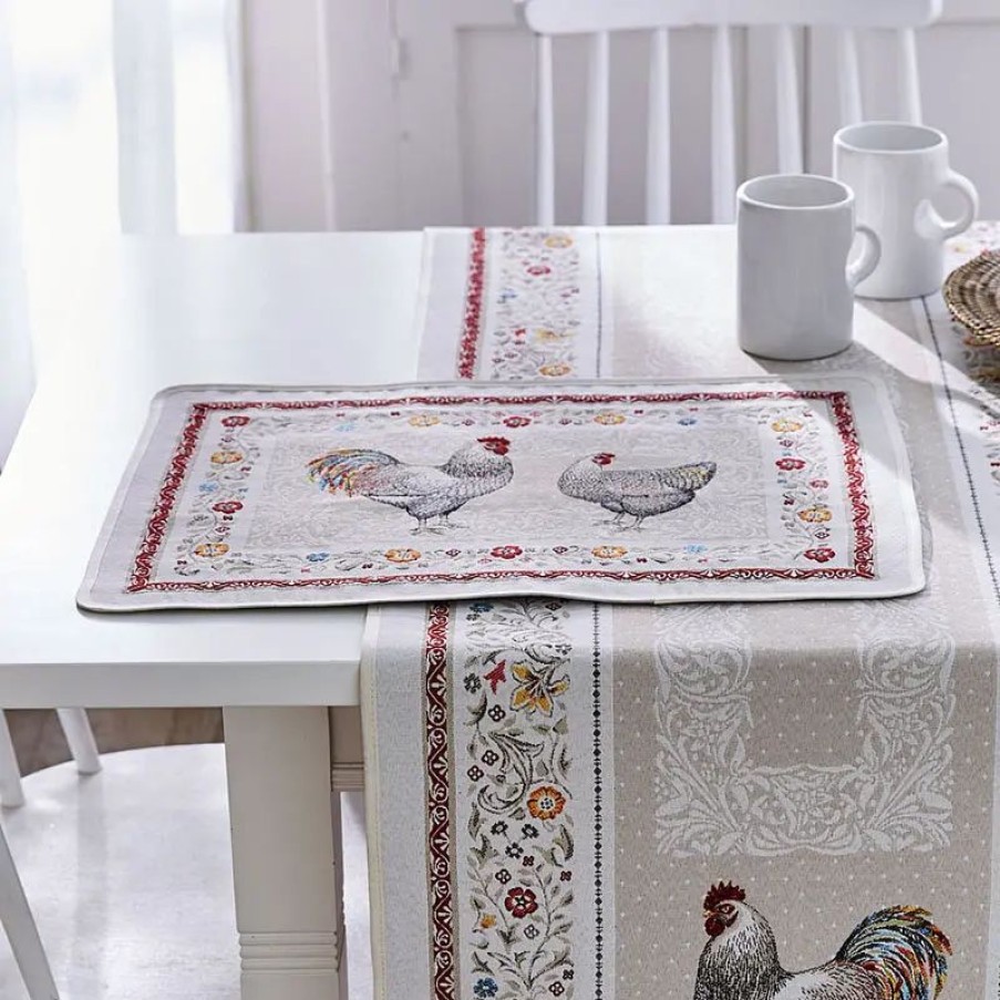 Ostern Hagen Grote | Tischsets: Hochwertige Jacquard-Tischwäsche zelebriert den französischen Landhausstil