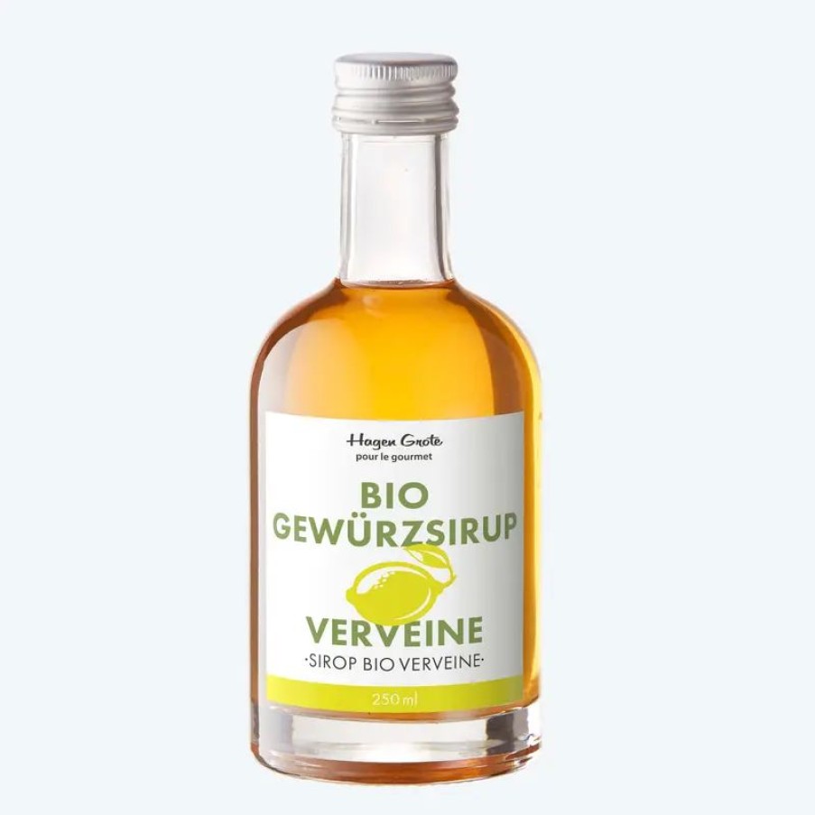 Essen & Trinken Hagen Grote | Hocharomatischer provenzalischer Verveine-Bio-Gewürzsirup bereichert Getränke und Speisen