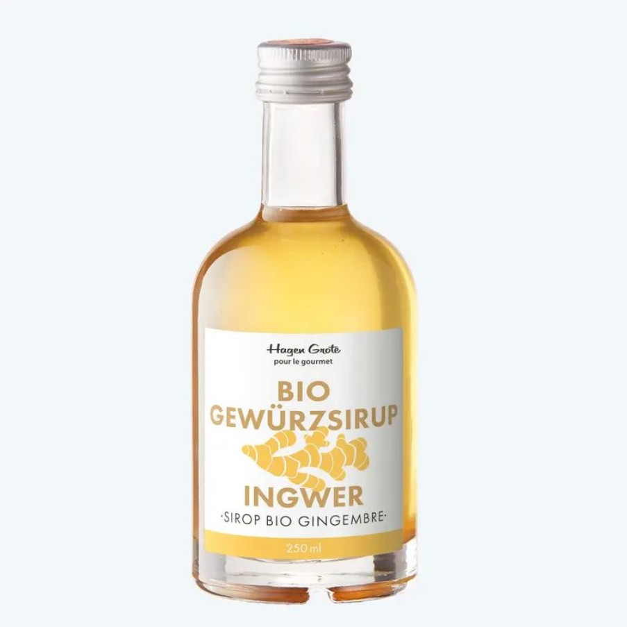 Essen & Trinken Hagen Grote | Hocharomatischer provenzalischer Ingwer-Bio-Gewürzsirup bereichert Getränke und Speisen