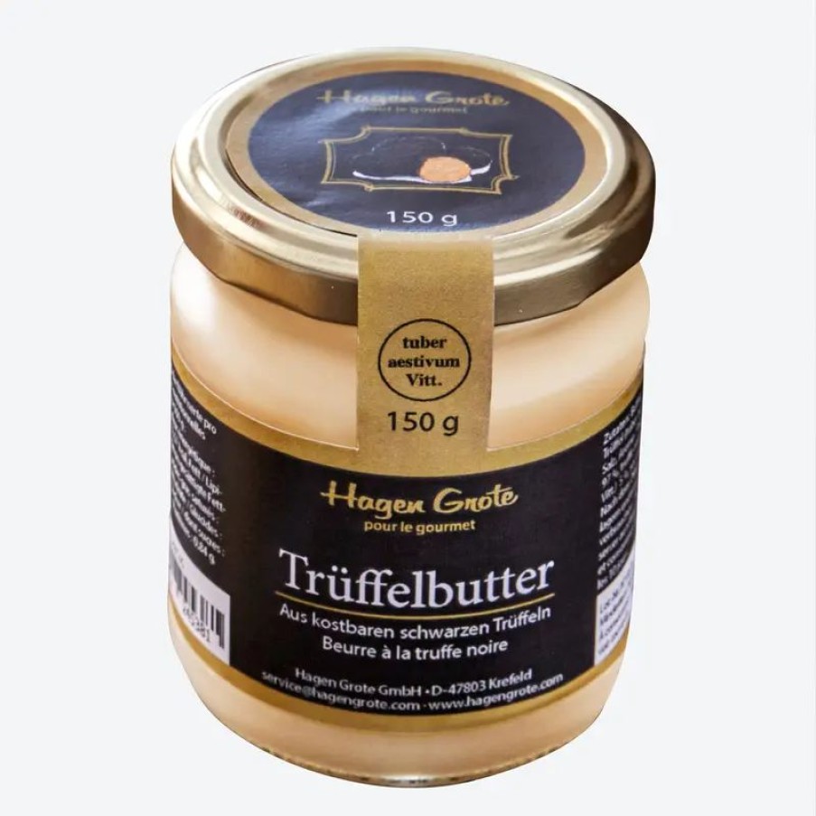 Essen & Trinken Hagen Grote | Überragende Trüffelbutter mit mit hohem Anteil von schwarzen Trüffeln