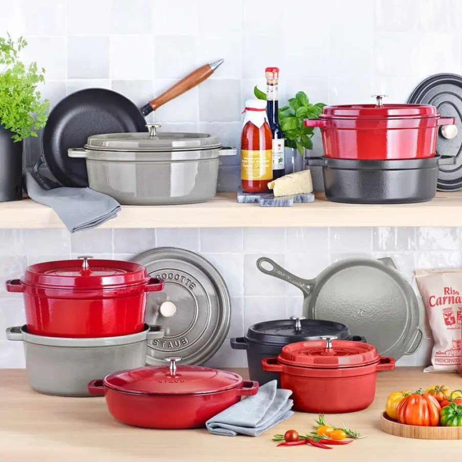 K Chenger Te Hagen Grote | Französische Staub Cocotte oval mit zusätzlichem Gratis-Tierknauf