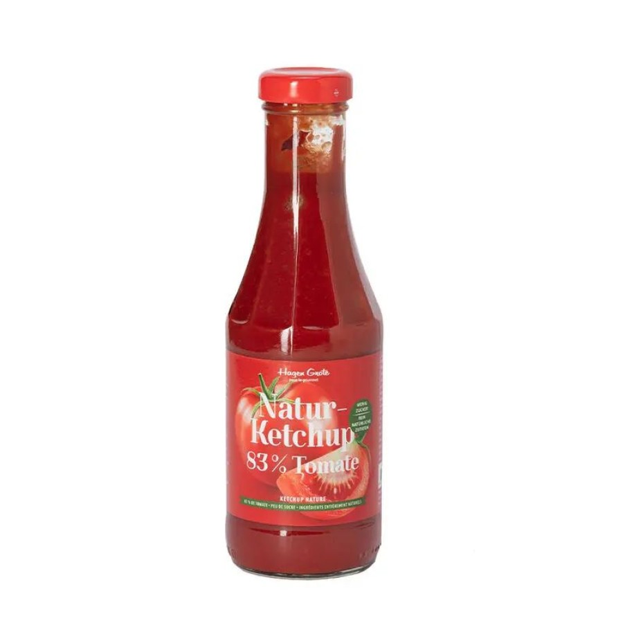 Essen & Trinken Hagen Grote | Köstlicher Naturketchup: 83 % Tomate, wenig Zucker, mit Gewürzmischungen individuell aromatisieren